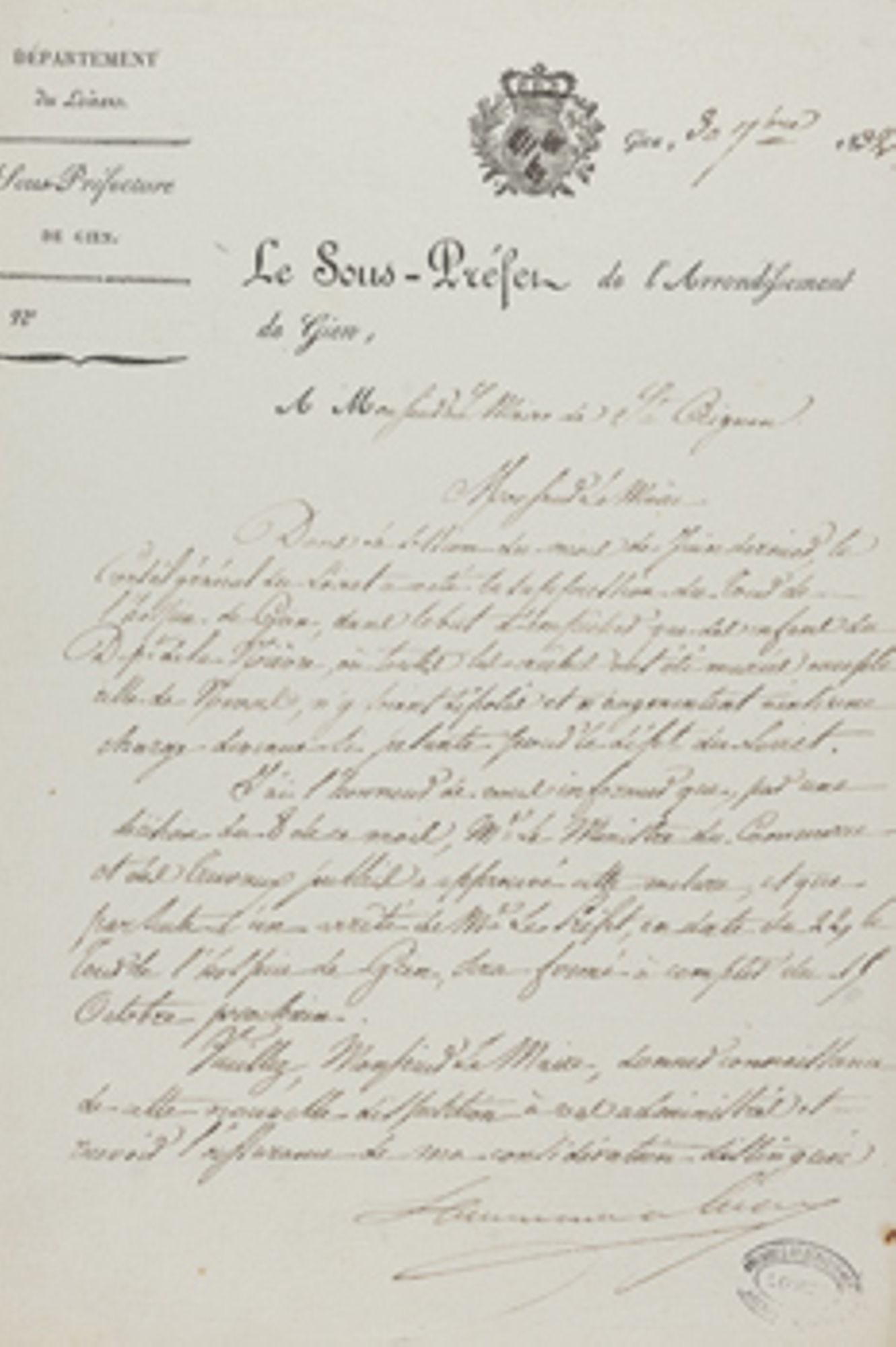 Fermeture d'un tour d'abandon