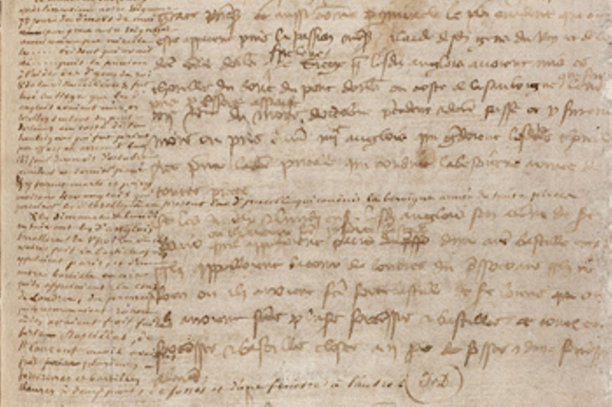 Détail du récit du notaire.