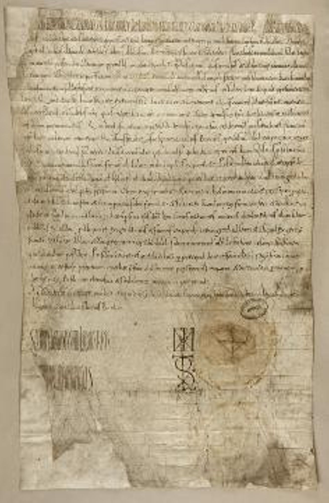 Diplôme de Hugues Capet pour l'abbaye de Fleury - 993.