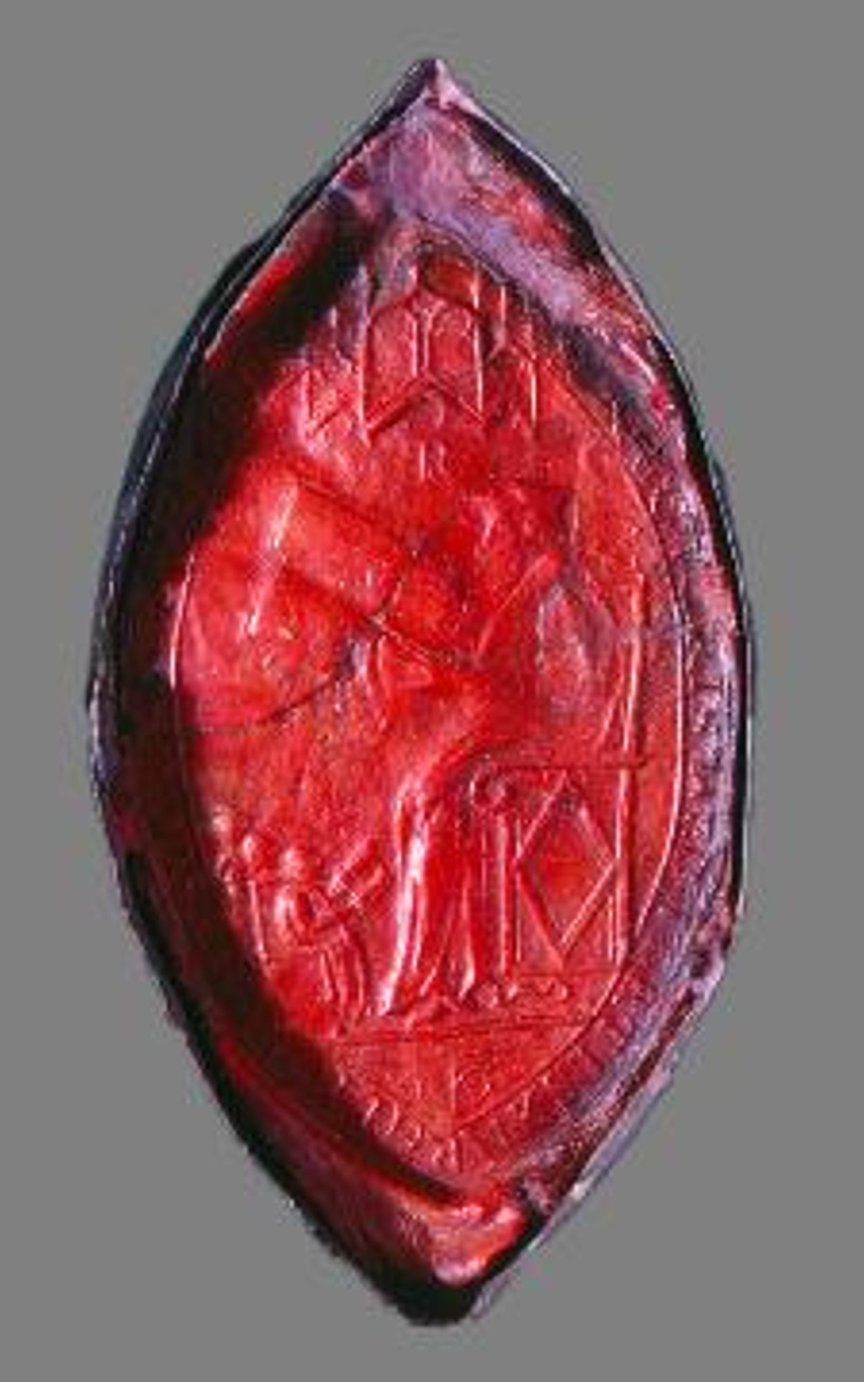 Sceau du recteur de l'Université d'Orléans - XVIIe siècle.