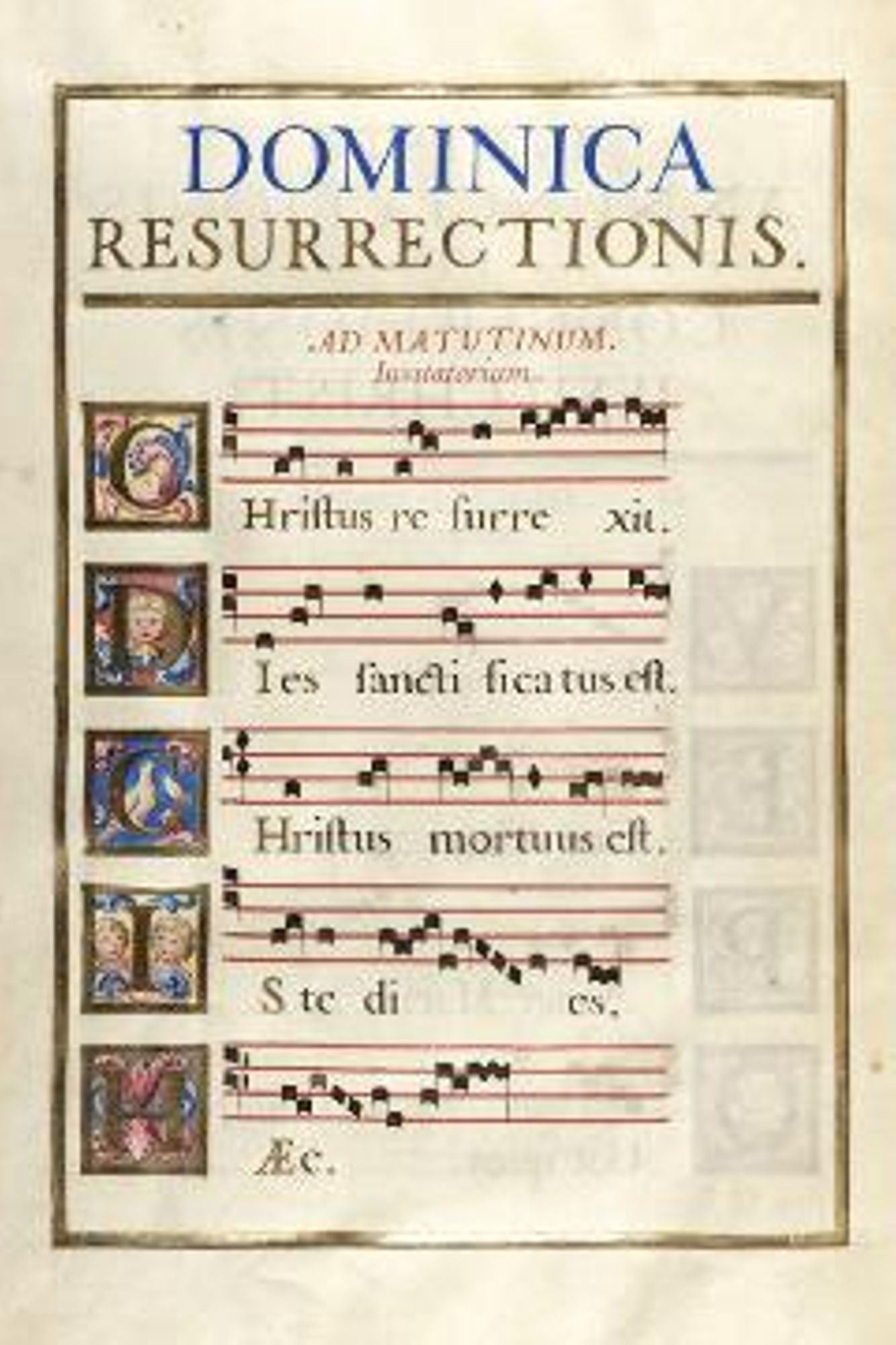 Antiphonaire de l'église Saint-Pierre-Empont d'Orléans - 1699.