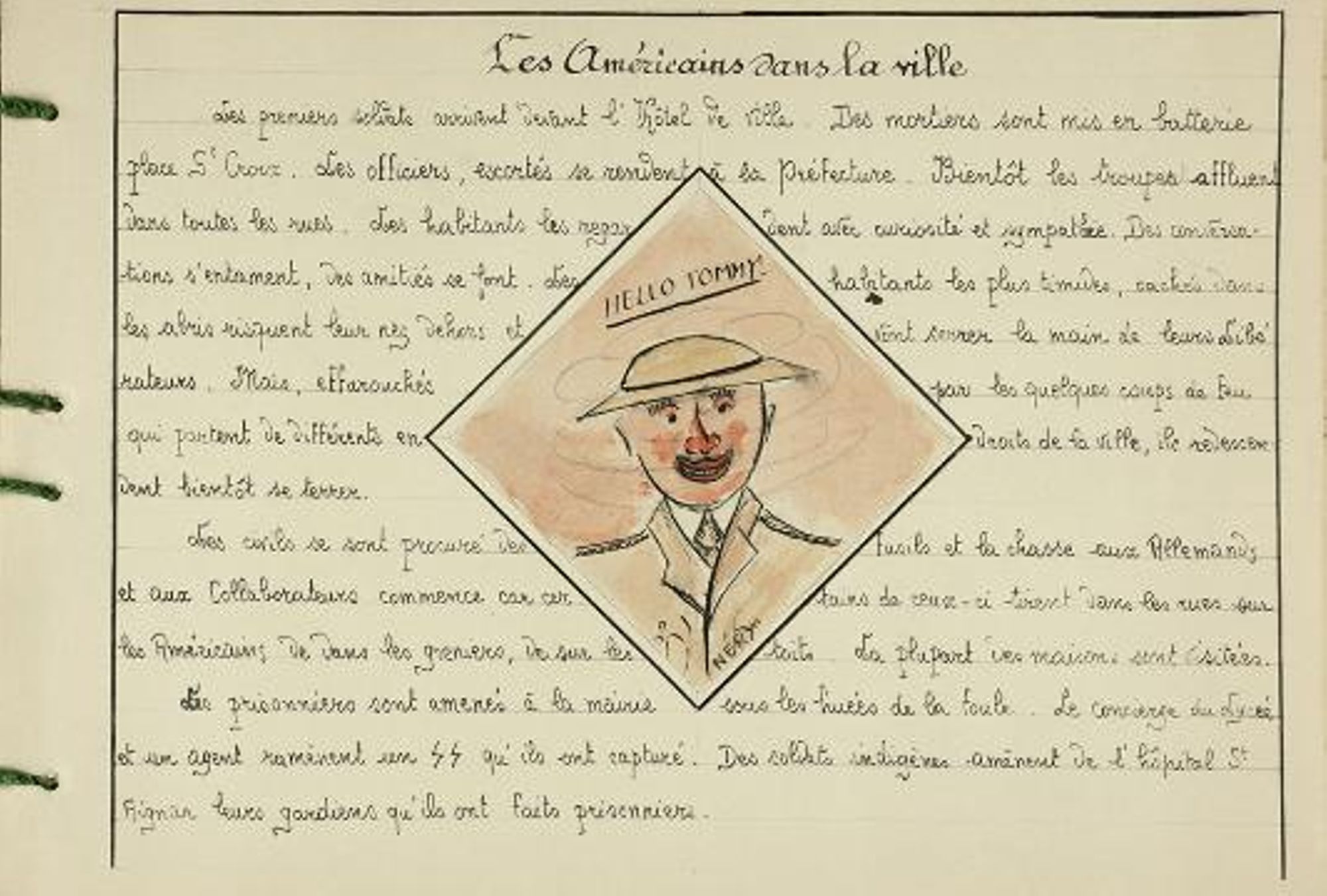 Album réalisé par des élèves du lycée Pothier après 1945