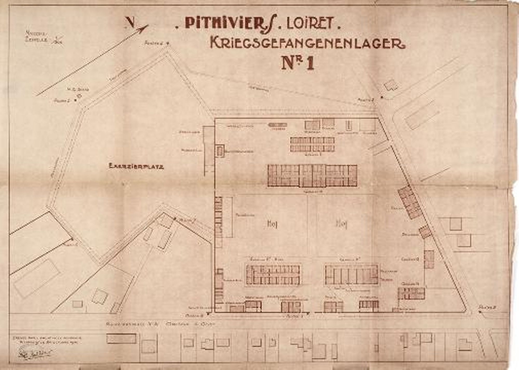 Camp d'internement de Pithiviers, 24 octobre 1940.