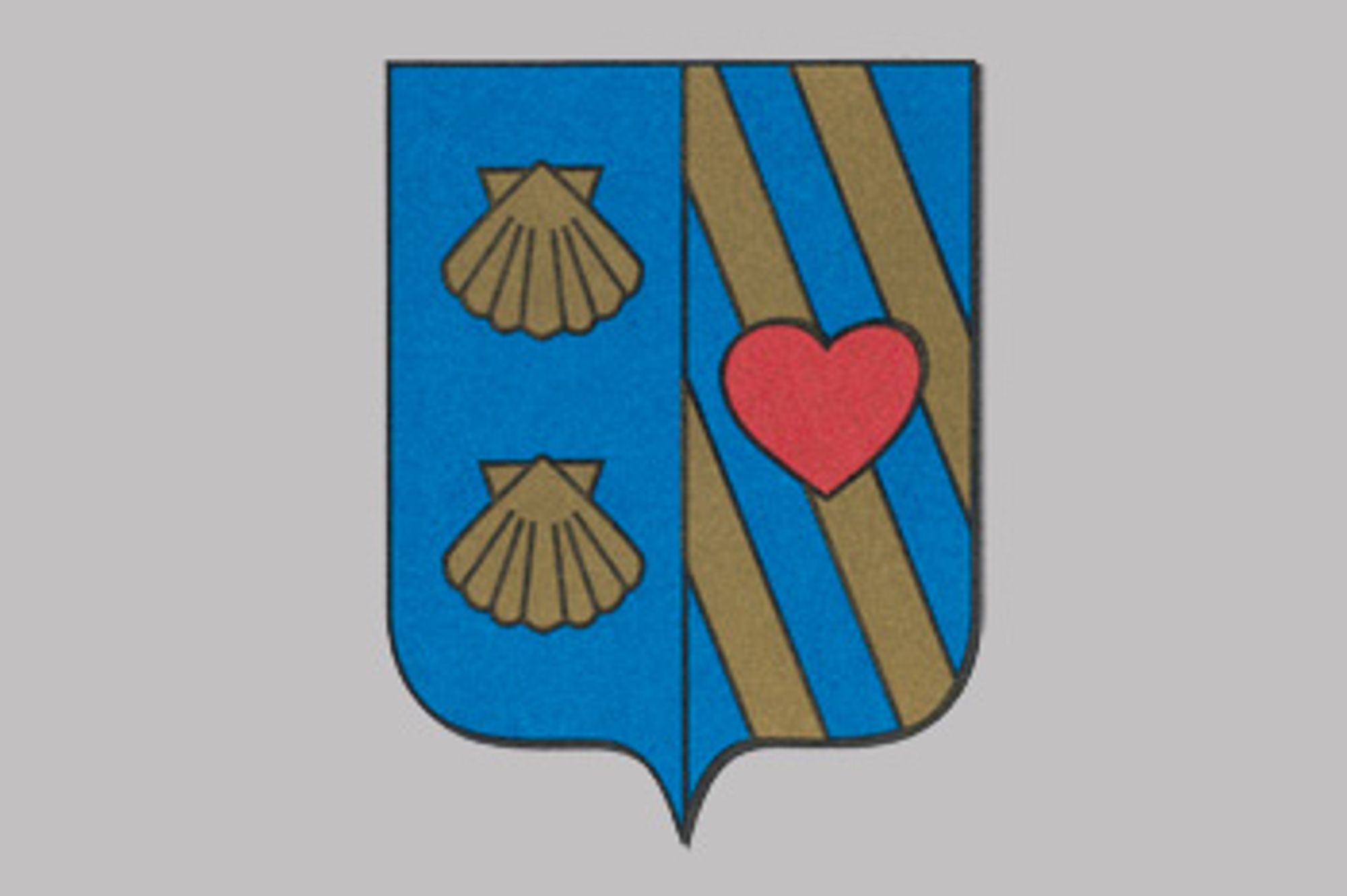Blason d'Augerville-la-Rivière adopté le 29 novembre 1996.