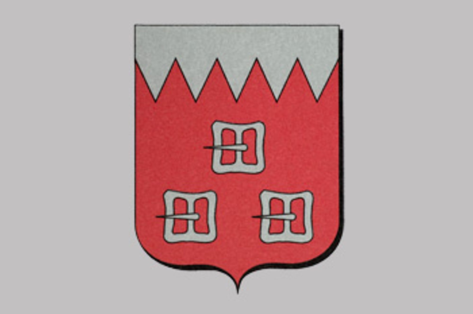 Blason de la commune de Dimancheville adopté le 5 octobre 1996.