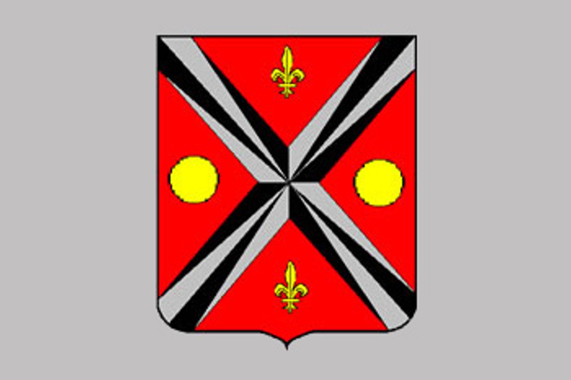 Blason de la commune de Gaubertin adopté le 10 février 1998.