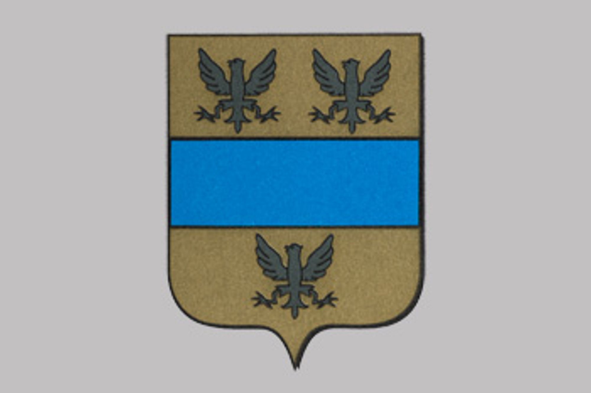 Blason de la commune de Loury adopté le 11 février 1997.