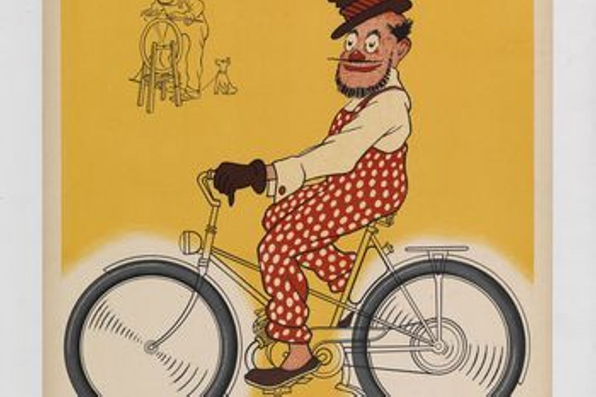 Affiche publicitaire pour les pneus Hutchinson (Arch. dép. du Loiret, 12 FI 924)