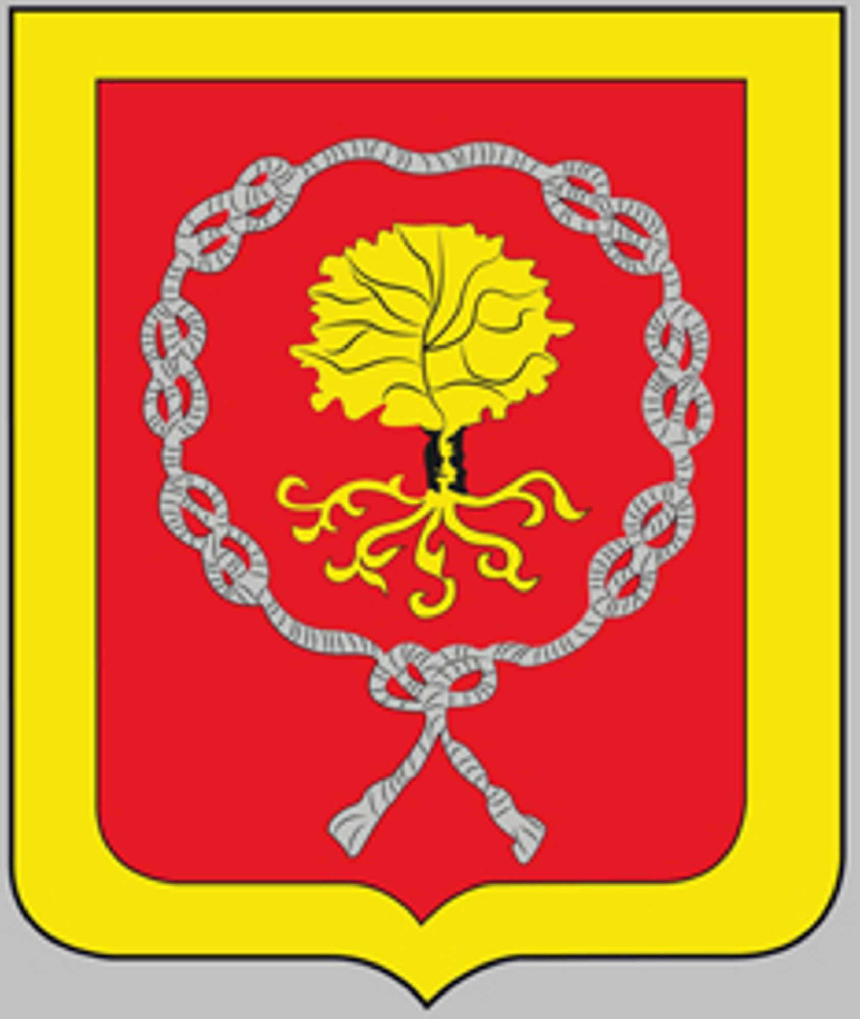 Blason de la commune de Saint-Lyé-la-Forêt adopté le 23 avril 2014.