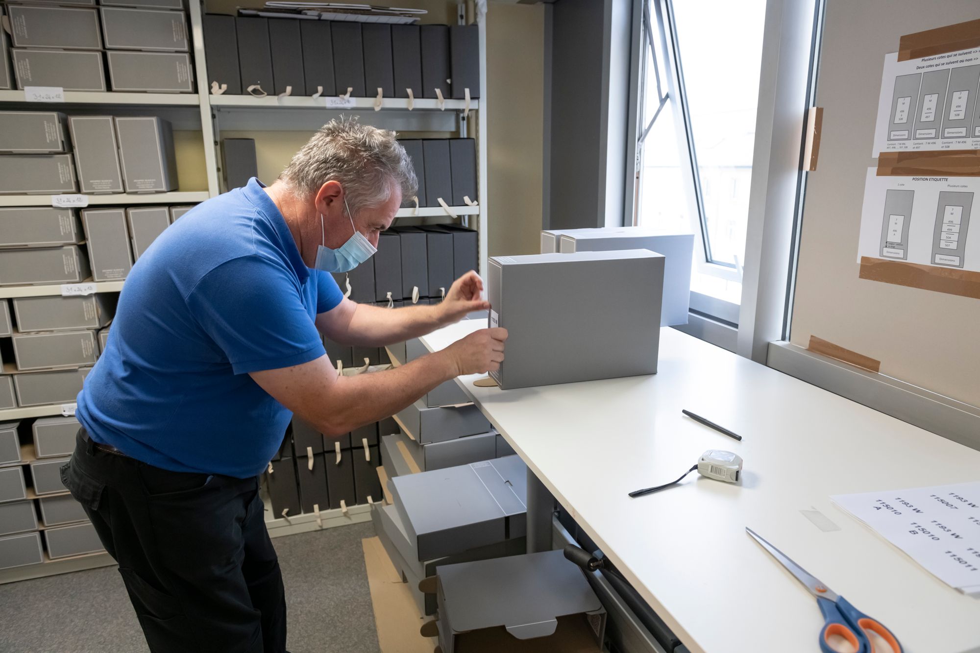 Chantier des collections : "ça déménage aux Archives"