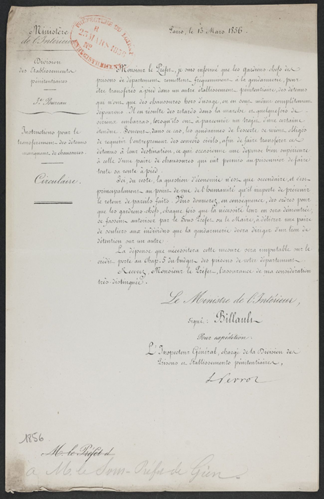 Habillement des détenus