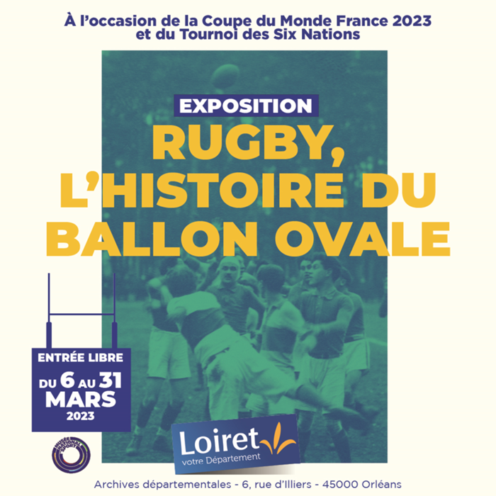 Exposition : rugby, l’histoire du ballon ovale
