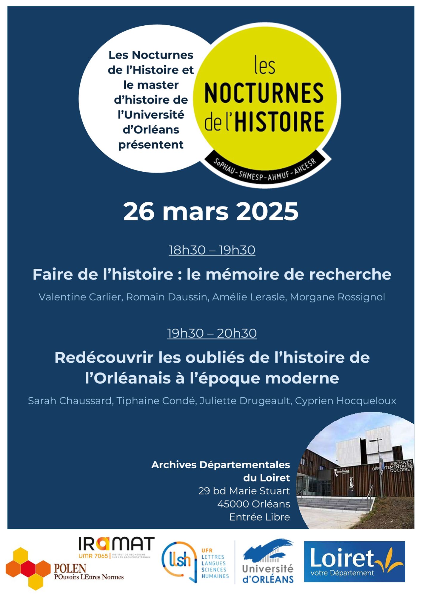 Les Nocturnes de L'Histoire