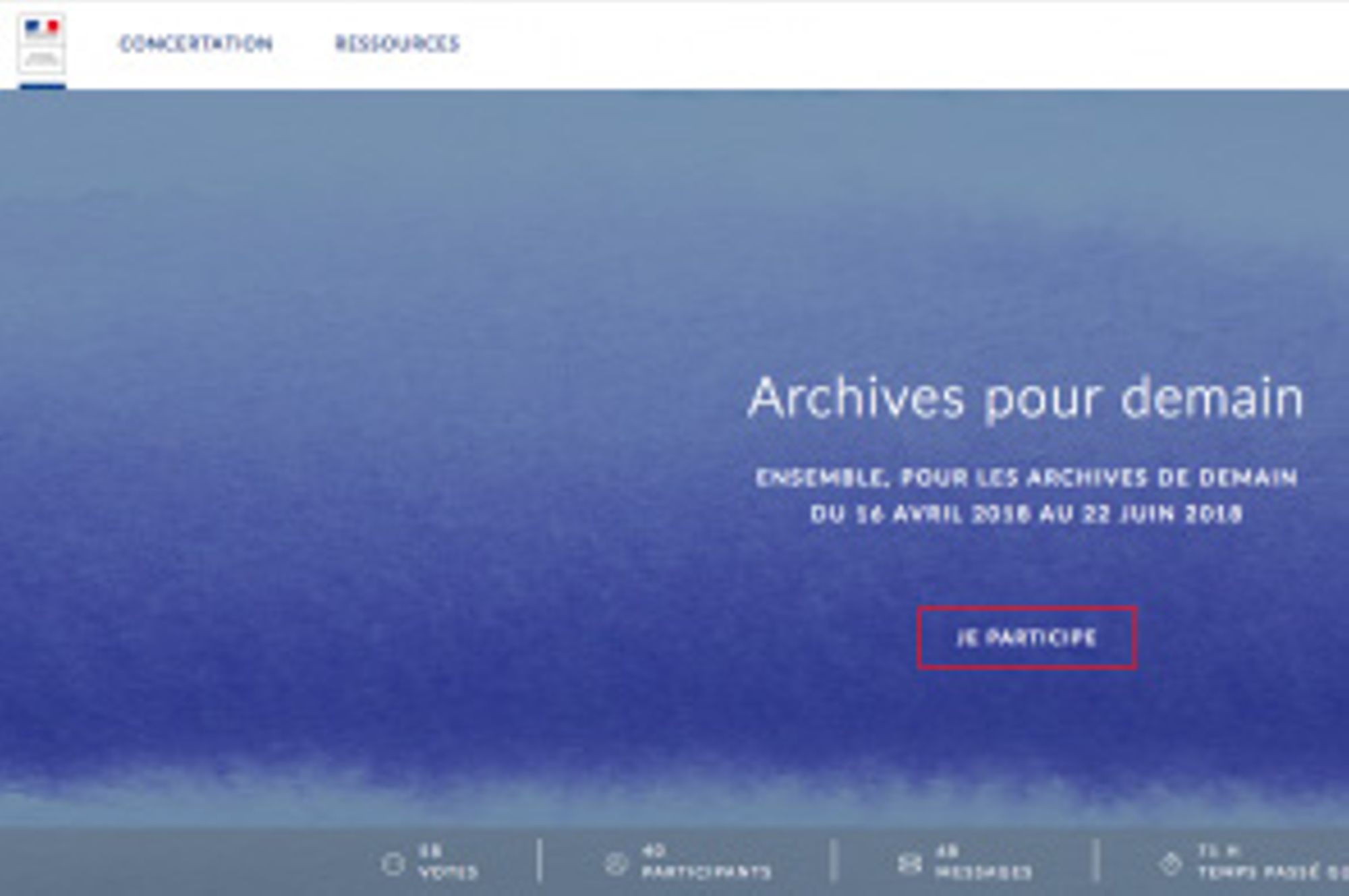 "Archives pour demain", consultation publique en ligne