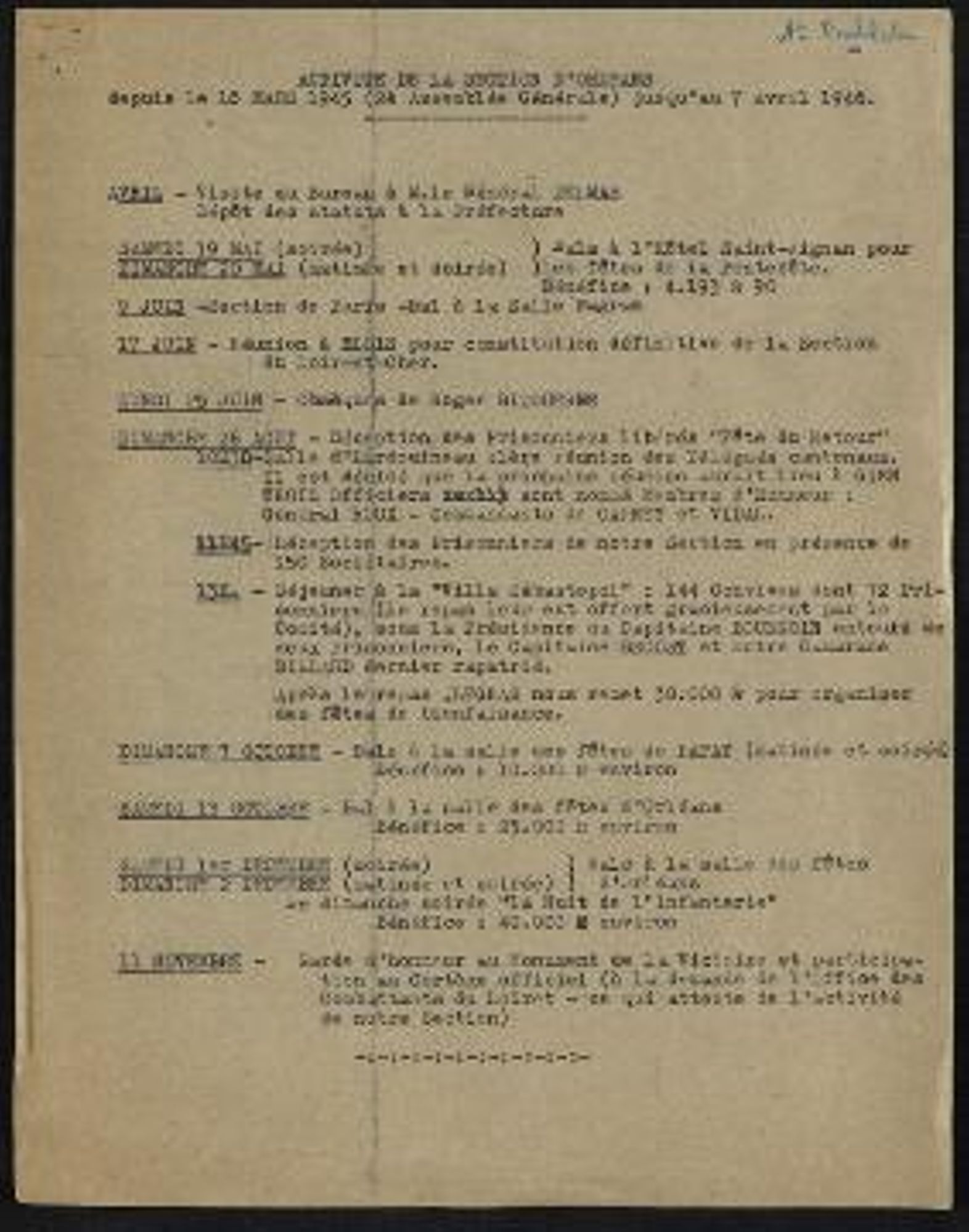 Bulletin de l'amicale du 113e régiment d'infanterie