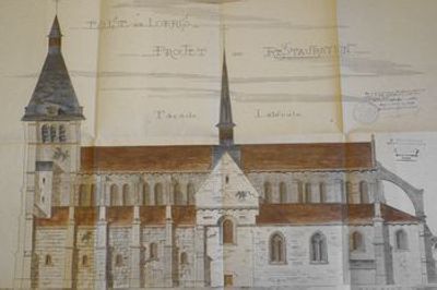 Projet de restauration de l'église de Lorris (1900)