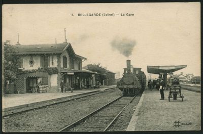 Gare de Bellegarde sur la ligne d’Orléans à Montargis