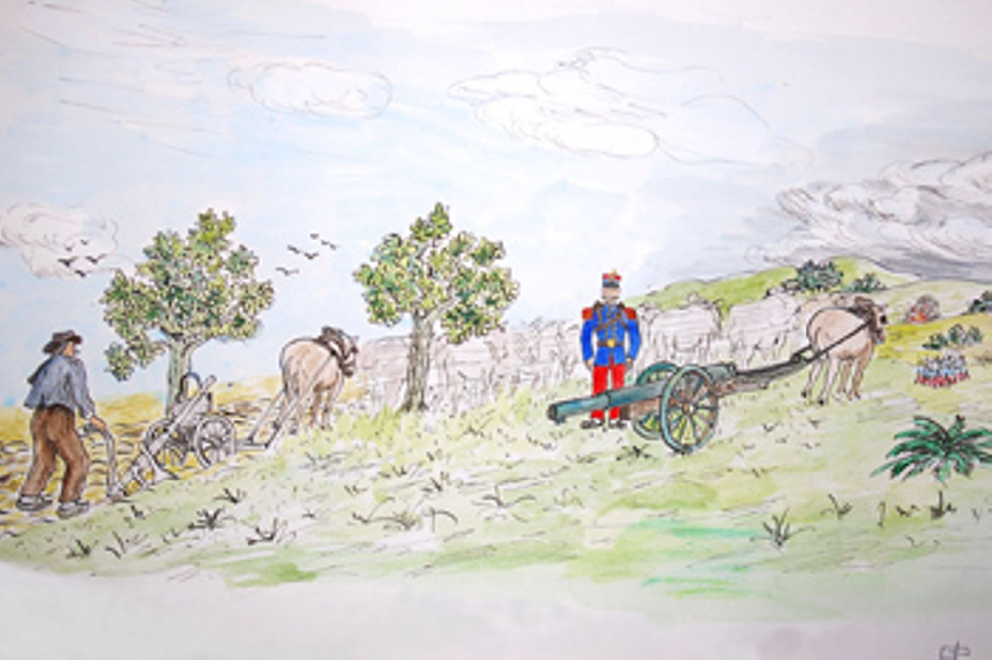 "Regards sur les animaux et le monde agricole pendant la Première Guerre Mondiale"