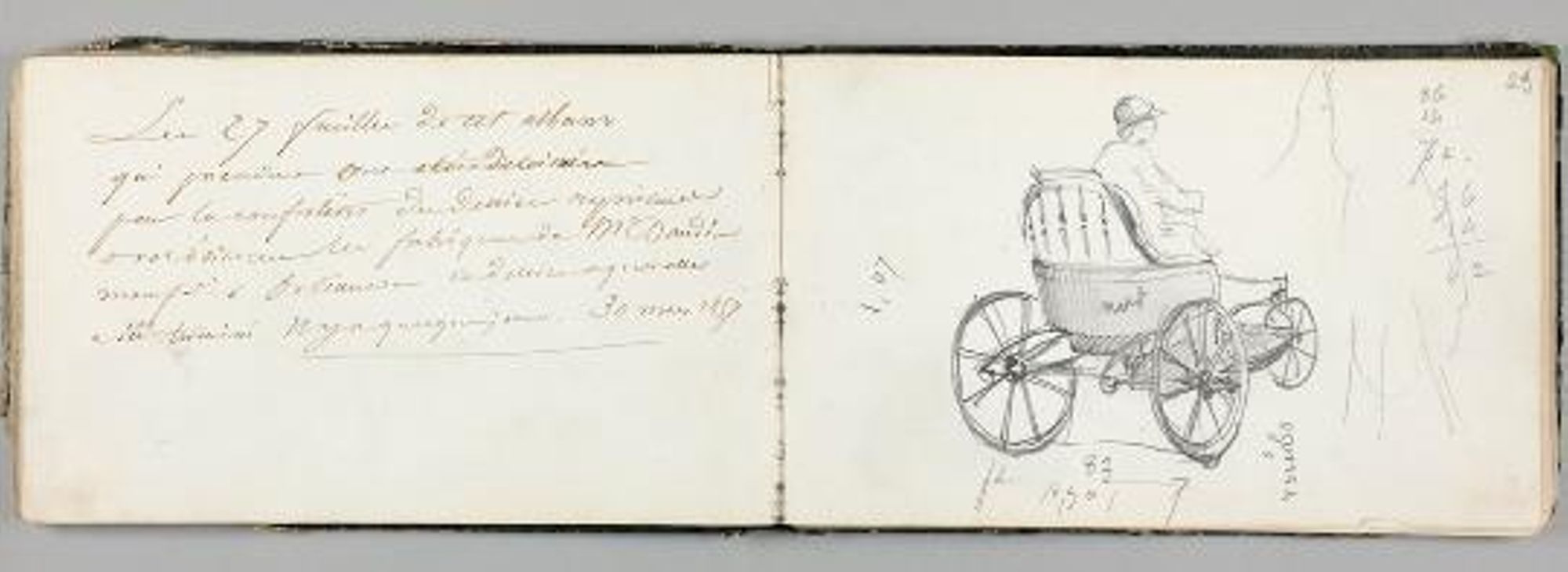 Carnet de souvenirs de service militaire à Orléans (1922-1923)